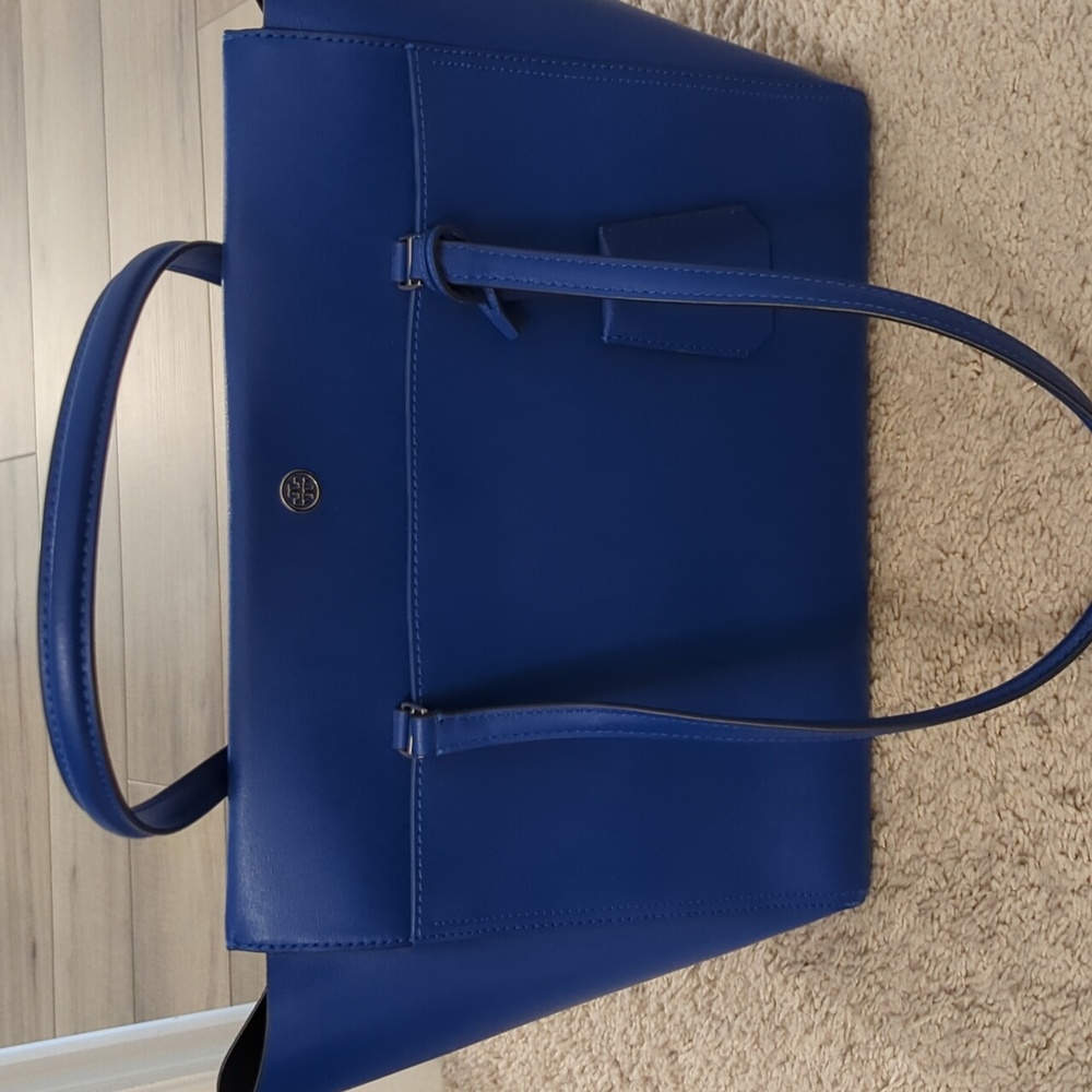 Blue Tory Burch Robinson Tote